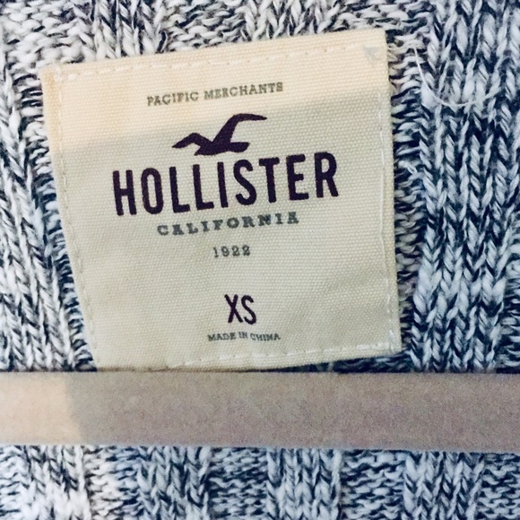 HOLLISTER black & white long unstructured cardigan. - Picture 3 of 10